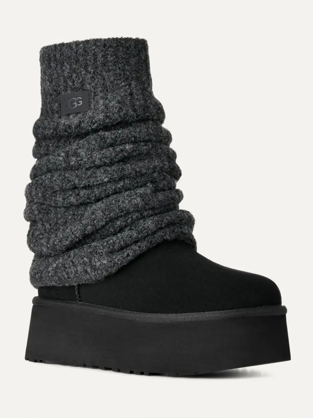 📞 UGG CLASSIC MINI DIPPER LEG WARMER BLACK 📞